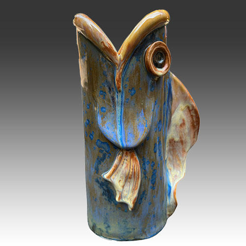 Martha Grattan Fish Vase 13" DP3395